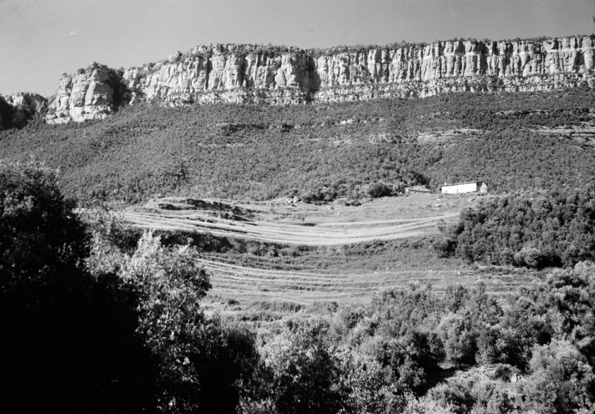 Rupit. Cingle del Far, des del castell de Fornils