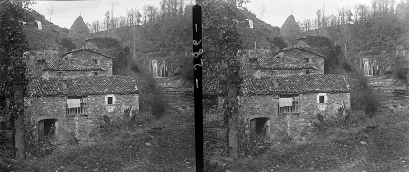 Vista del molí del Soler a Rupit